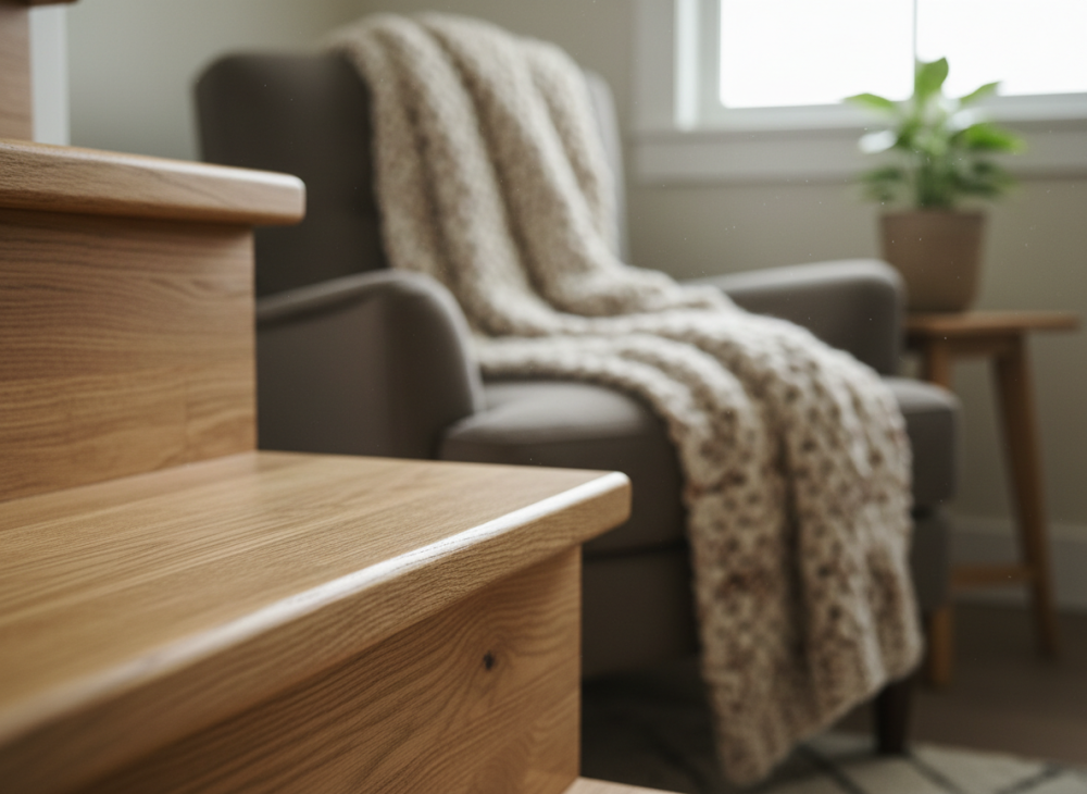 dřevěné schodiště