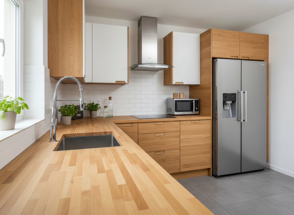 kuchyň ze spárovky