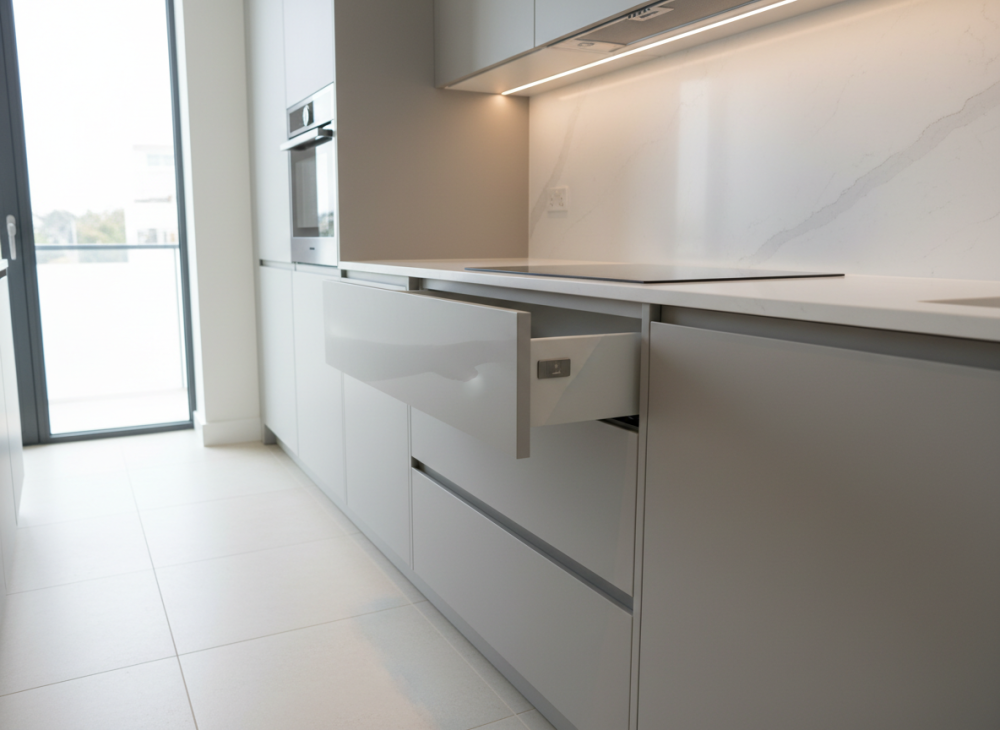 push to open nábytek