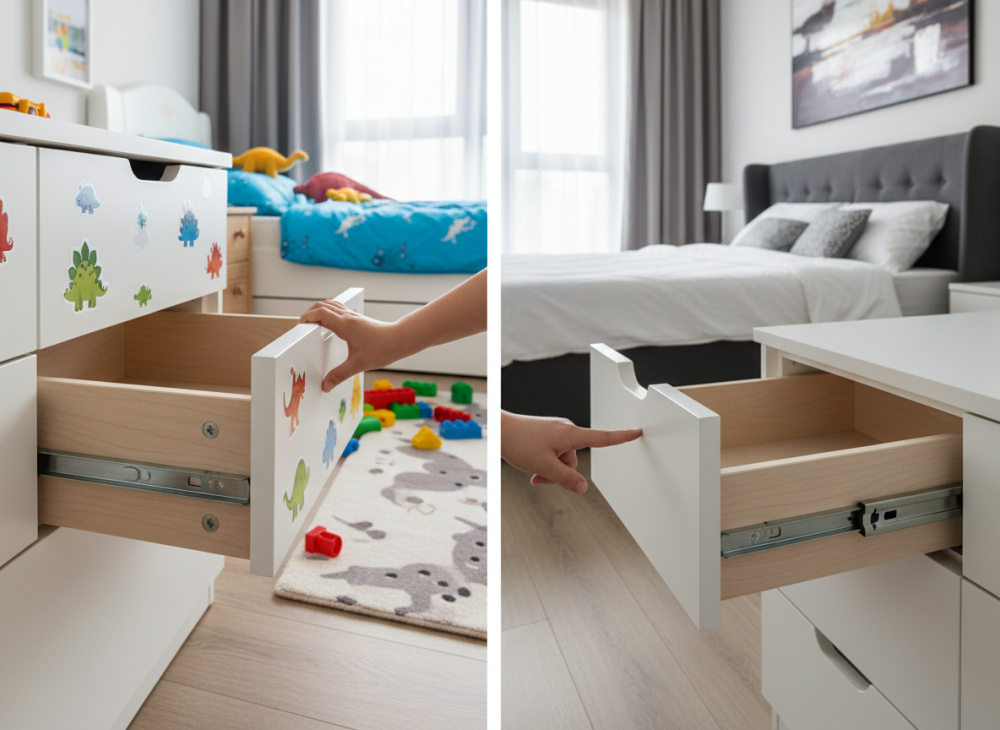 dětský pokoj a ložnice