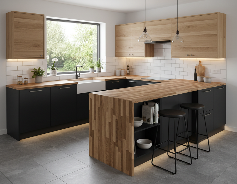 kuchyňská deska ze spárovky