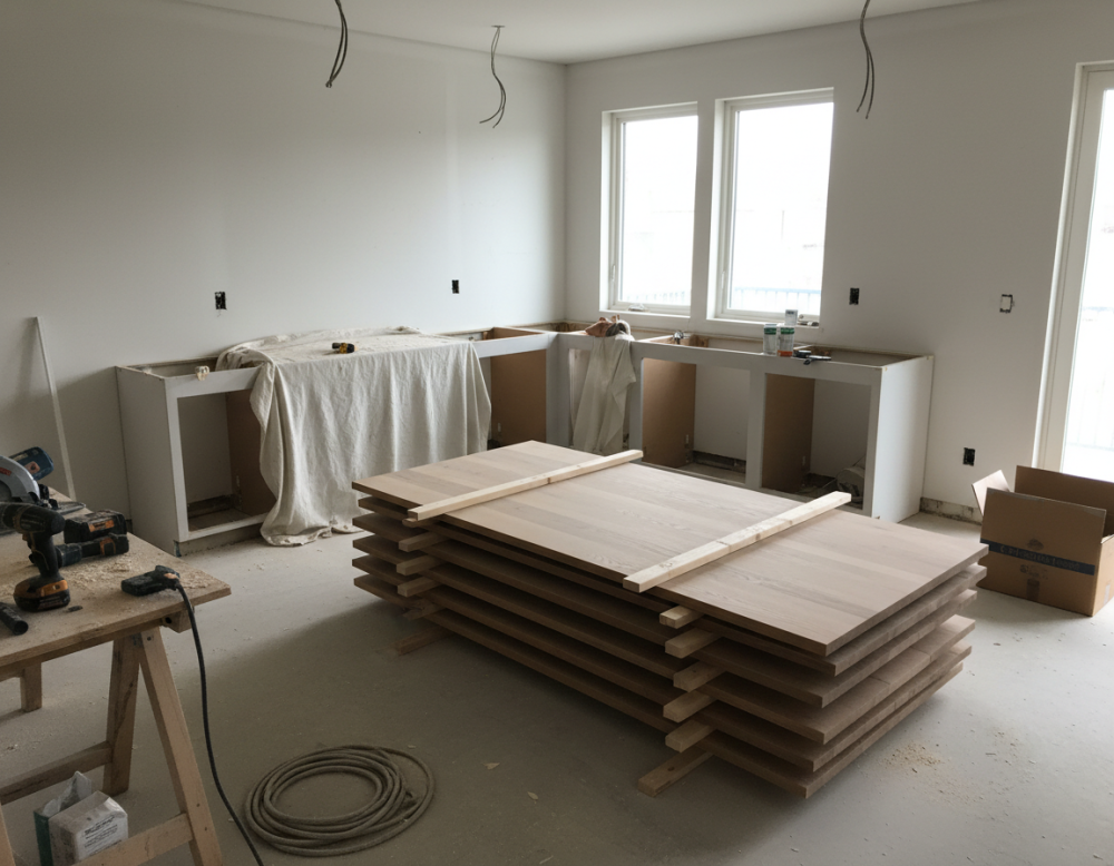 kuchyňská deska ze spárovky